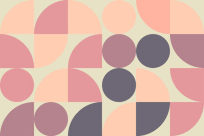 Abstract background with colored tiles - Abell Vo